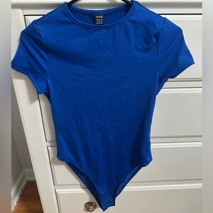 SHEIN Royal Blue Crew Neck Top